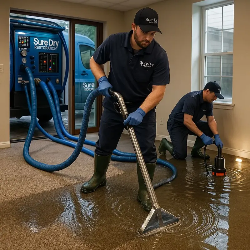Water Extraction and Removal process in Lone Jack, MO